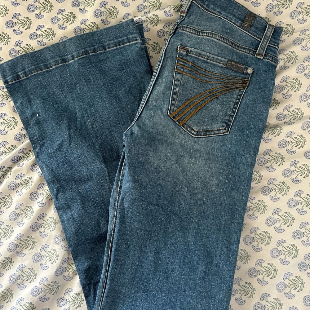 7 For All Mankind Tailorless Dojo Jeans Size 25